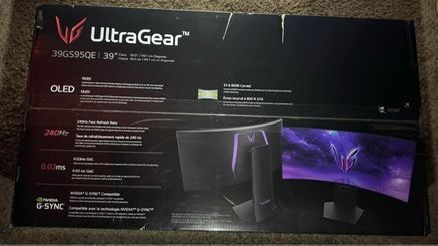 LG UltraGear 39” 240hz OLED Gaming Monitor