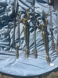 Antique Antirons with full equipment