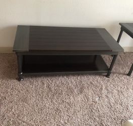 1 coffee and 2 sides table