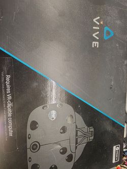 HTC Vive PC & Console VR Headset Black 99HALN002-00 Requires VR-capable Computer

Pre owned with little signs of usage 

Feel free to bring your lapto