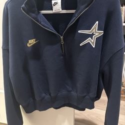 Astros Crop pull over