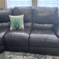 Leather Sectional sofa 