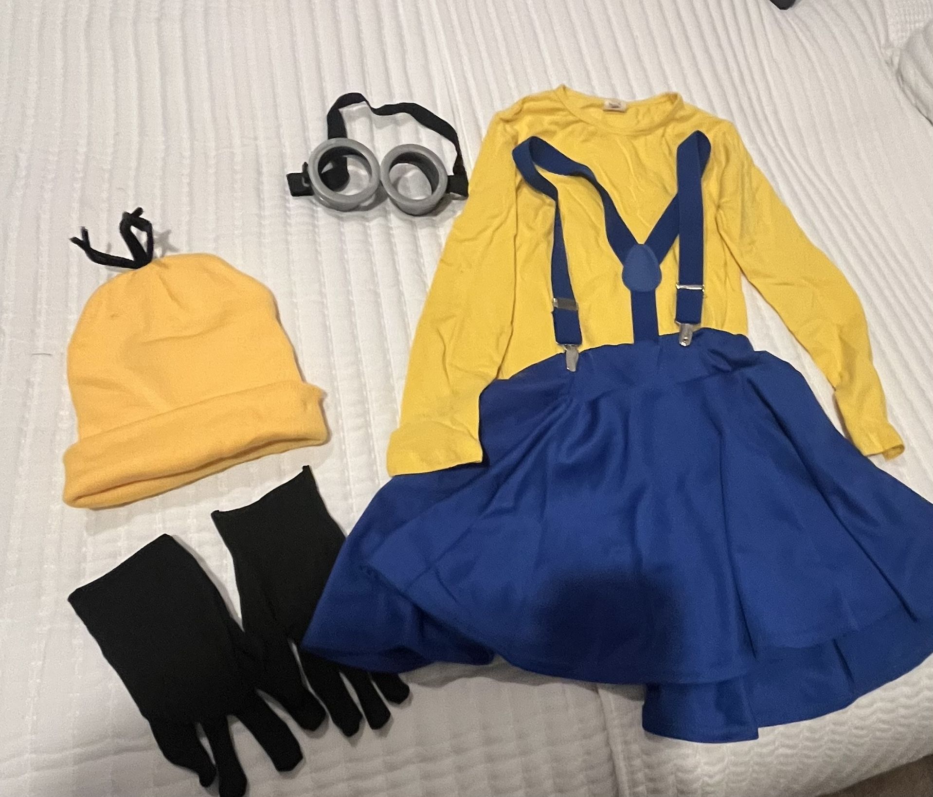 Girls Minion 6-8 Halloween Costume