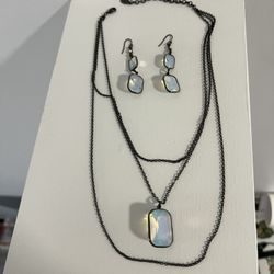 Earrings And Necklace Set