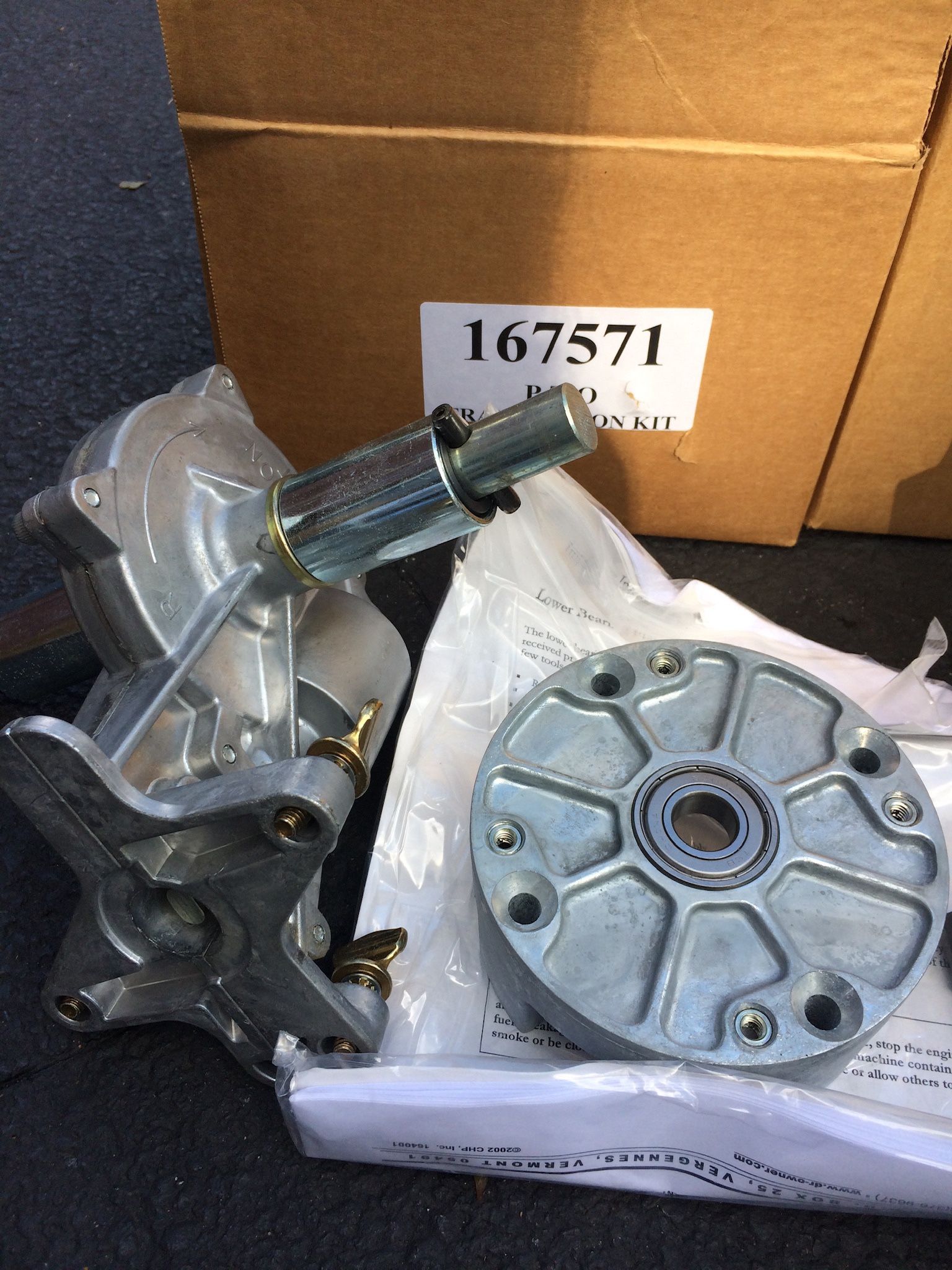 Country Home Products Transmission Complete Assembly # 167571 Gear Driven Power Take Off (P.T.O.)