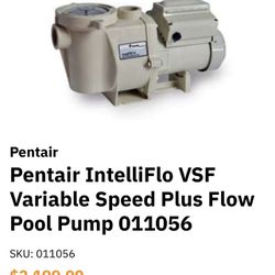 Brand New Swimming Pool Pentair Variable Speed Pump