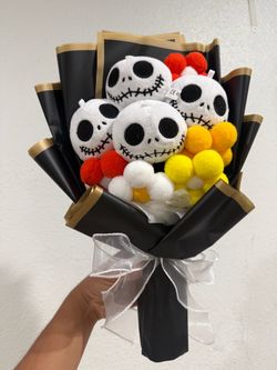 Jack skellington flower bouquet