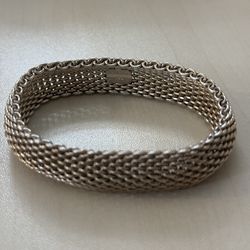 Tiffany & Co. Somerset mesh bracelet 925 sterling silver