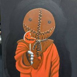 Original HORROR themed PAINTING 