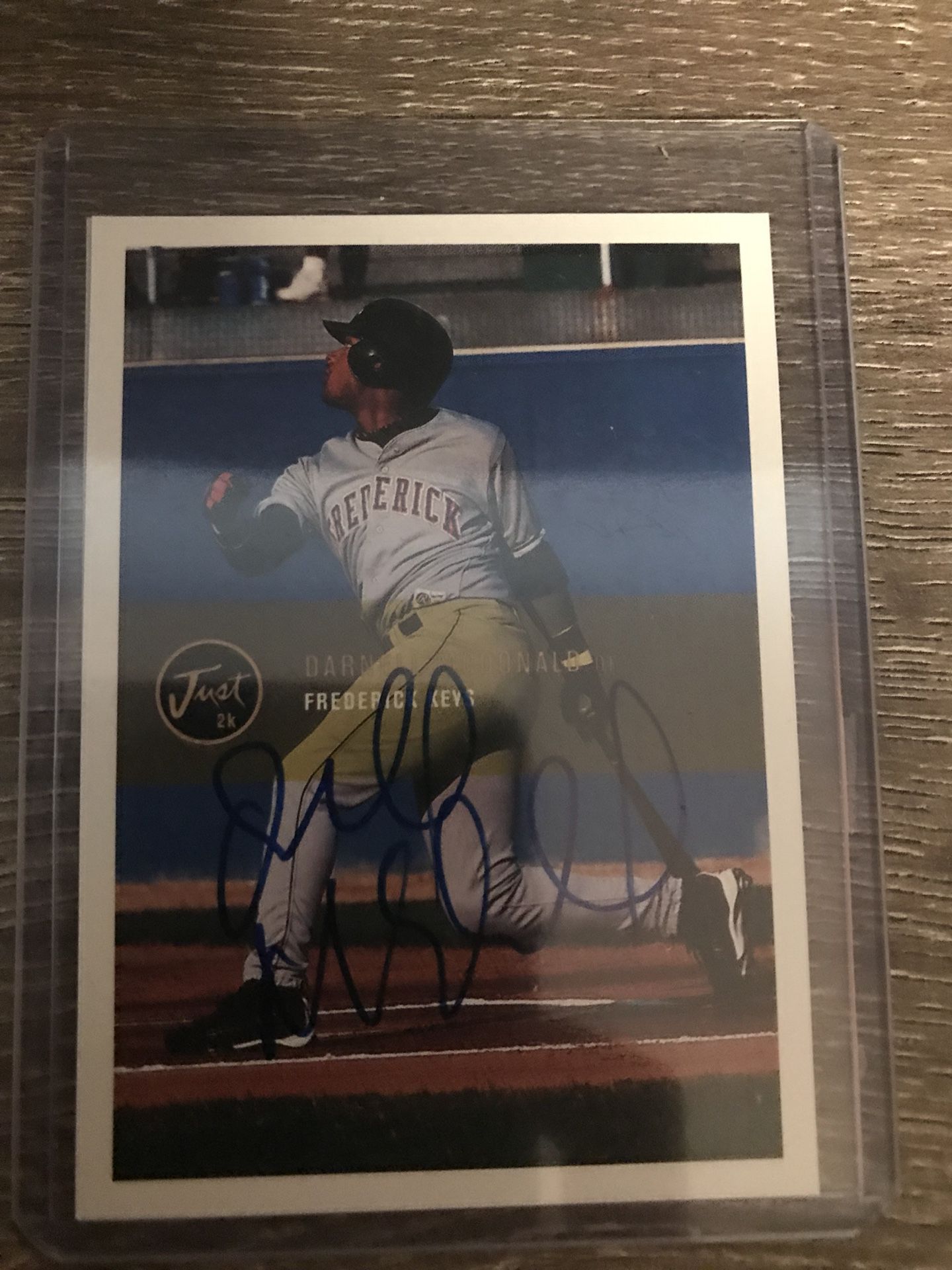 Autographed Baseball Card