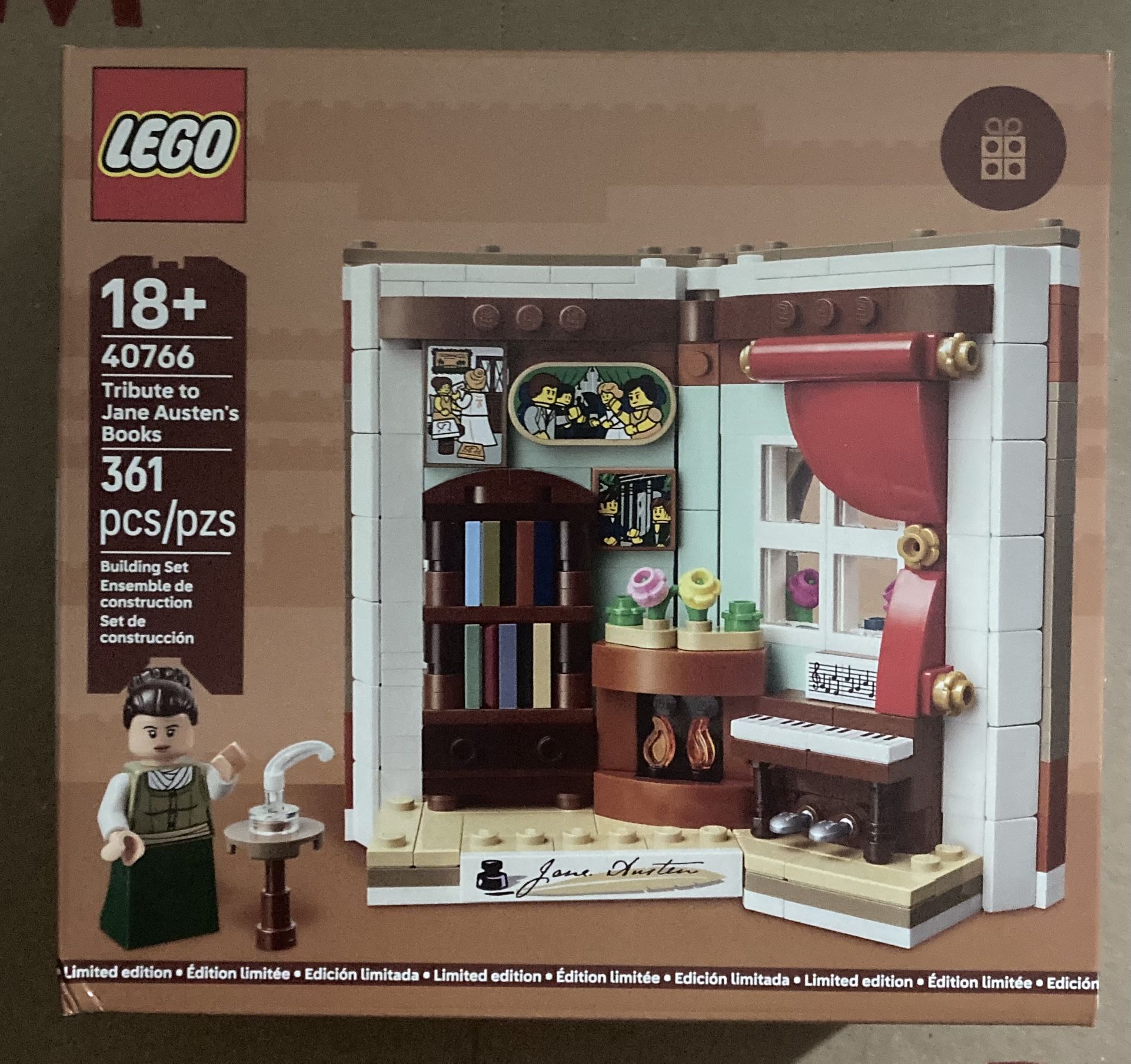 LEGO 40766 Tribute to Jane Austen's Books