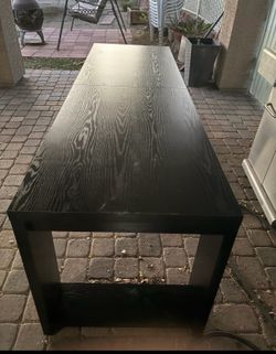Dinner table  30” h  27 “1:/2 w 86”1/2 L