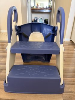 Kids Two-Step Stool with Handles