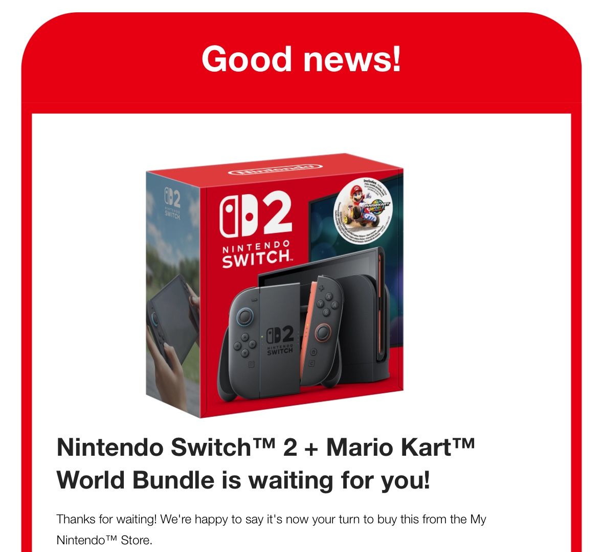 Nintendo Switch 2 Mario Kart Bundle