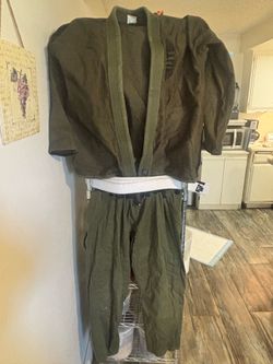 Jiu Jitsu Green Elite Gi Size Adult Large