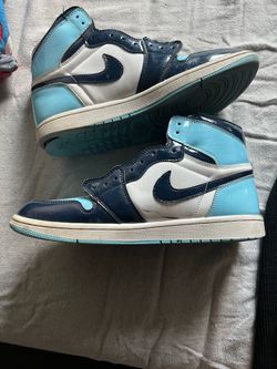 Jordan cool blue patent leather