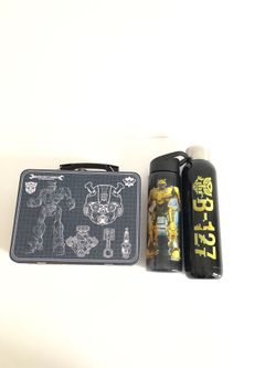 Transformer lunch box and water bottle set