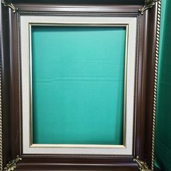 vintage ornate wooden frame designed for oil paintings, Photos Fits 10.5"×14"