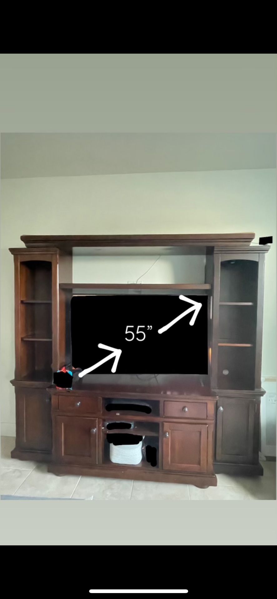 Ashley Furniture Porter - Rustic Brown Tv Stand