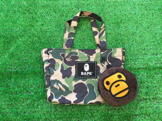 Bundle 2 A bathing ape bape baby milo tote shoulder bag