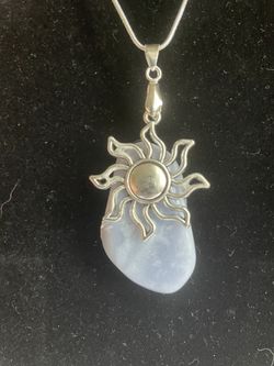 Seaglass and stone Pendants-from local beaches