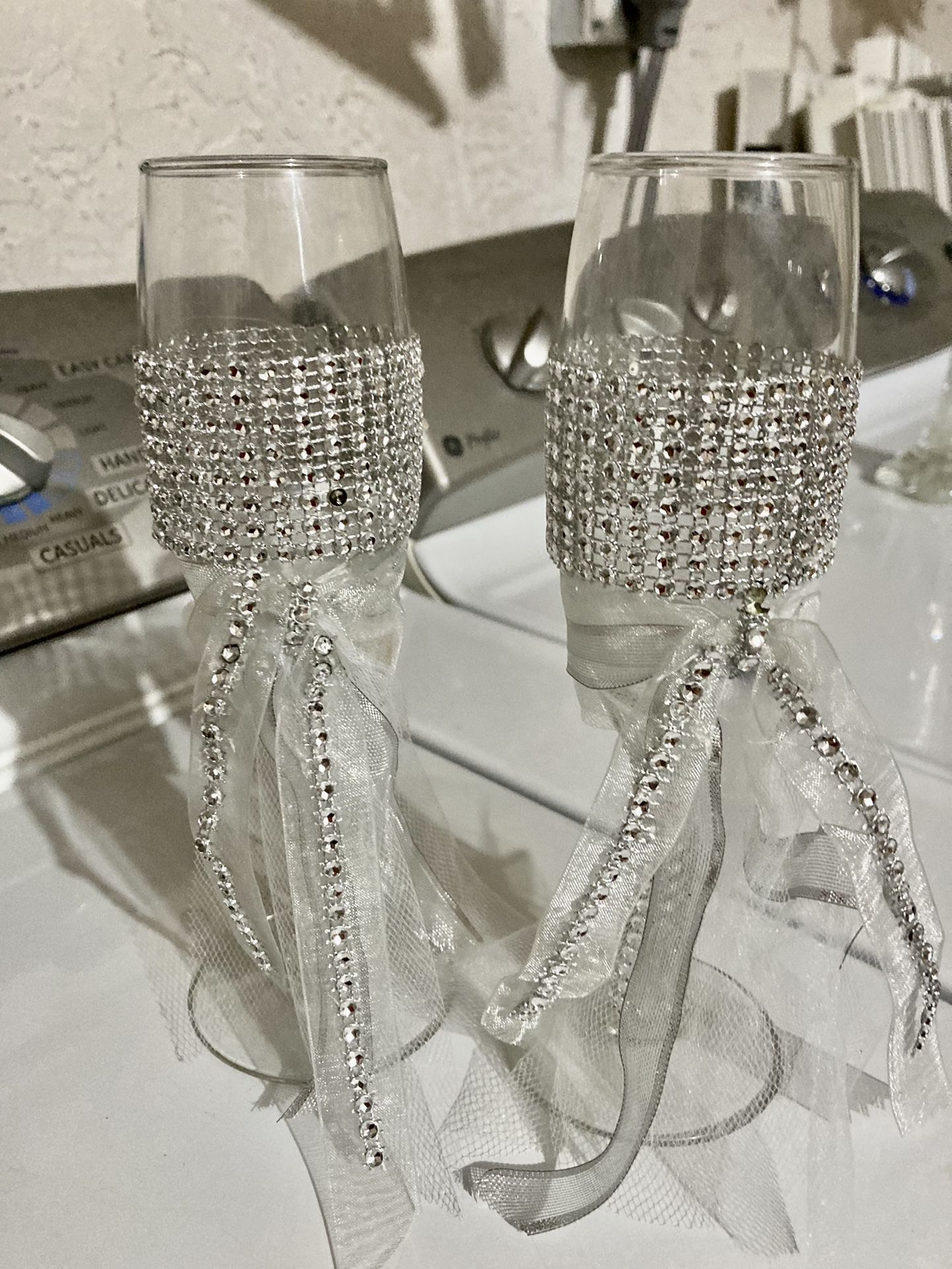 ESTATE SALE Pair Of Champagne 🍾 Flutes