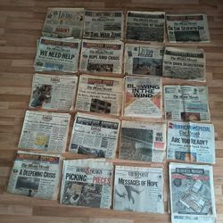 Old Newspaper Articles On Hurricane Andrew, Tornado, And Marlins World Series Win, More!