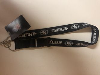 49ers lanyard- llavero