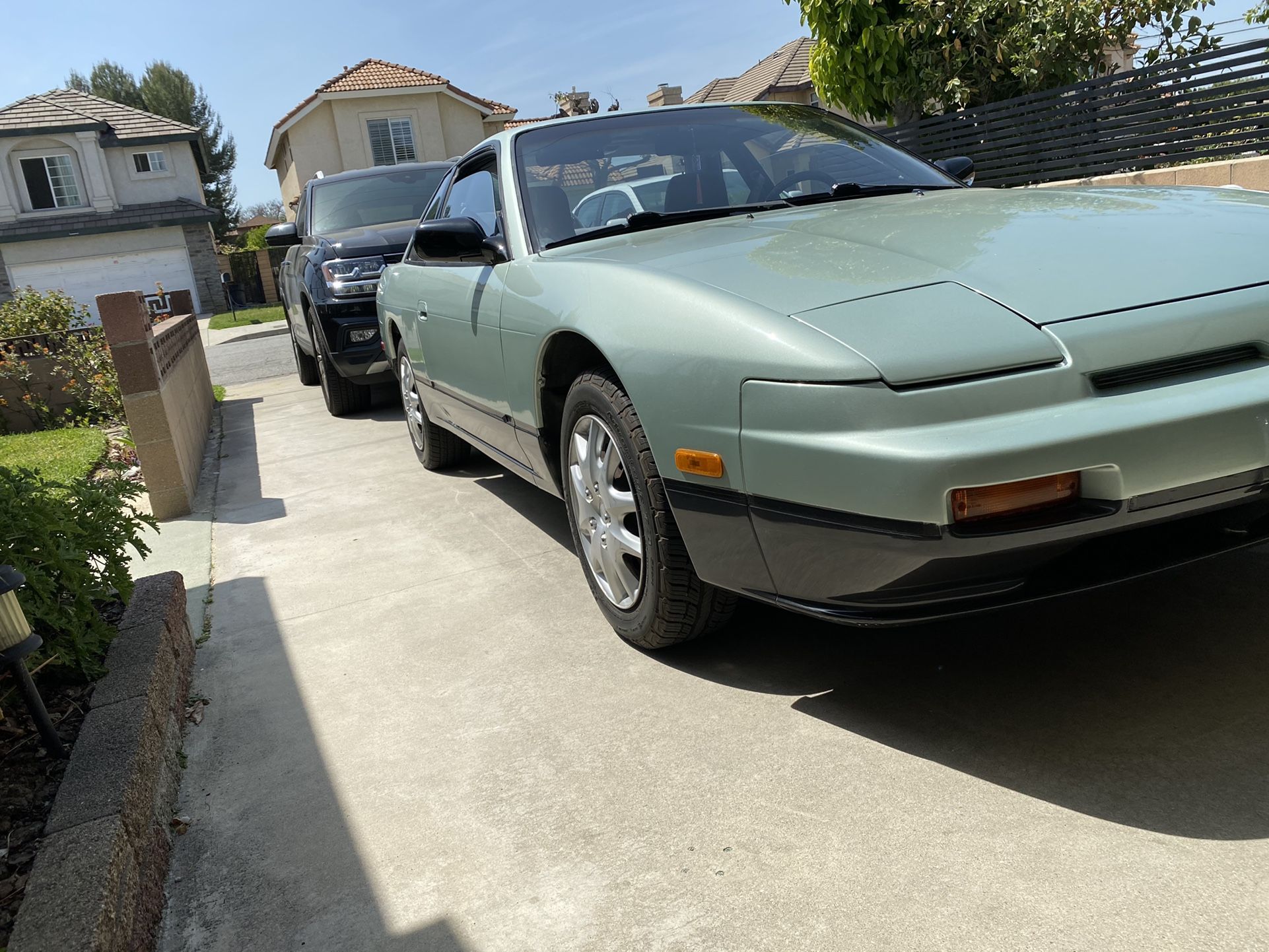 1989 Nissan 240sx (seafoam green)