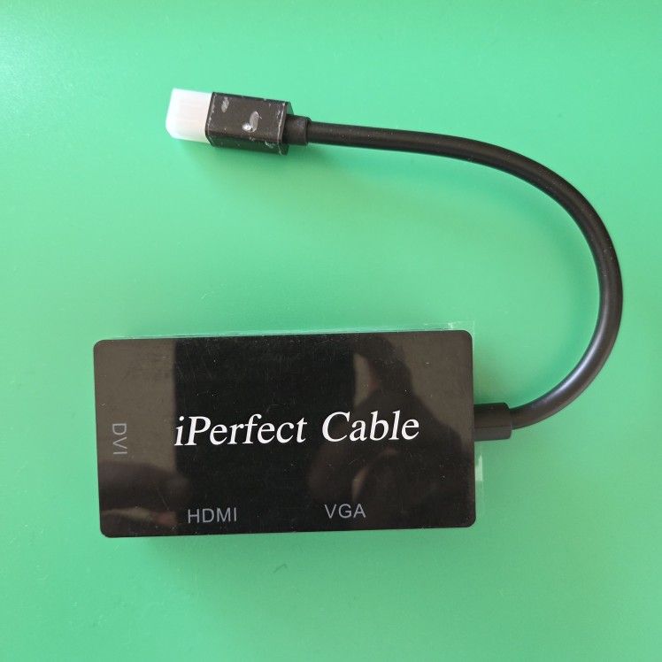 Mini Displayport to HDMI/DVI/VGA Adapter Converter Cable, 3-in-1 Mini DP Displayport Adapter