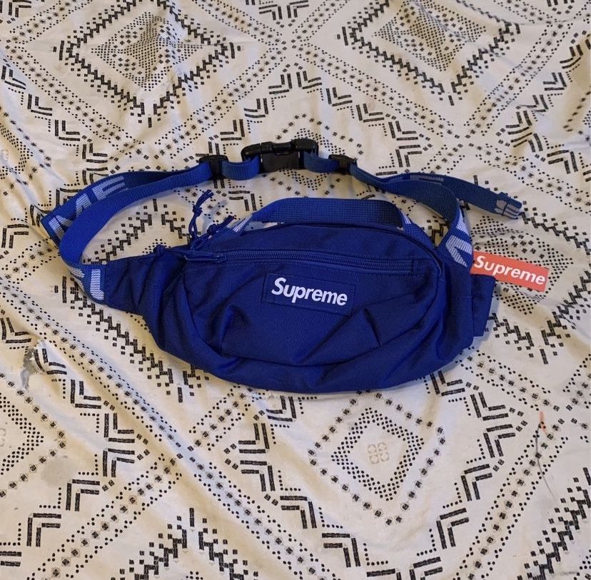 Waist Bag Supreme SS18 Fanny Pack Brand - BLUE