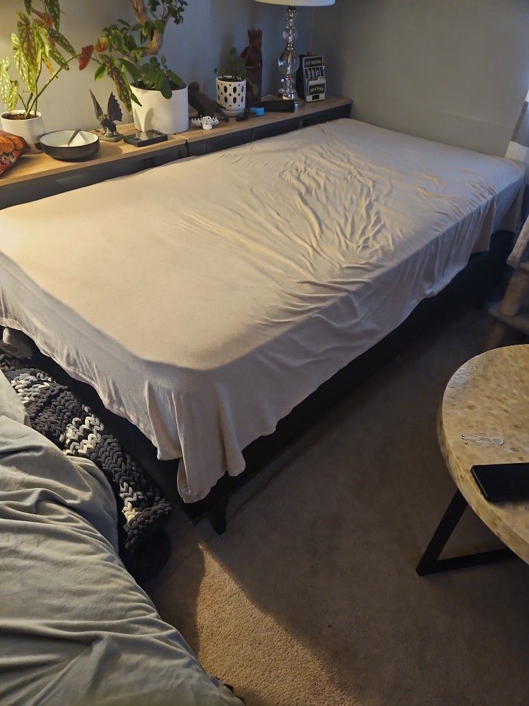 Free Twin Bed W/frame(Pending Pickup)