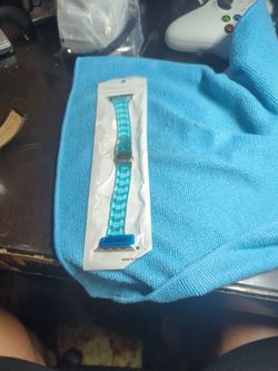 New Transparent Light Blue Apple I-watch Band