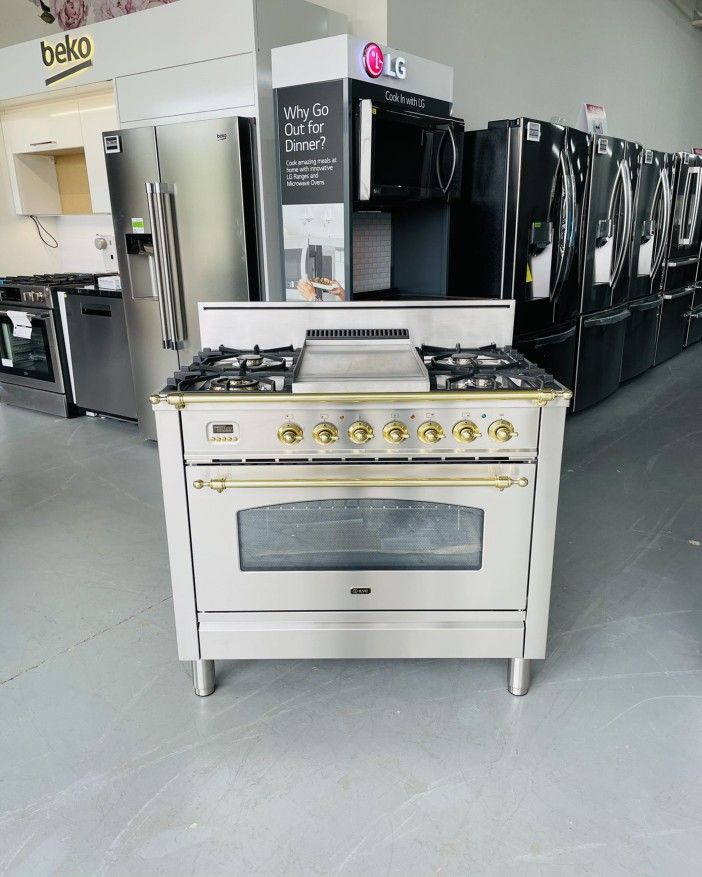 ILVE Nostalgie Series 36 Freestanding Range with Griddle