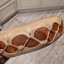 Vintage Native Drum Redwood Frame Great Shape