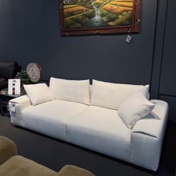 Chunky Fabric Sofa (Multiply Colors Available): Eldridge