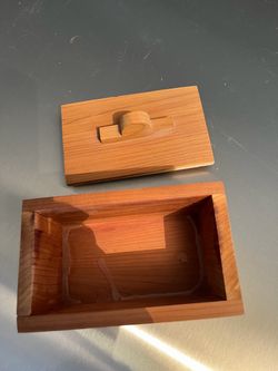 Handmade Wooden Keepsake / Trinket Box – $15