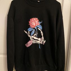 Skeleton Rose Sweatshirt 
