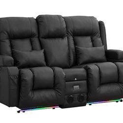TUNYI Theater Seating Power Recliner Massage Chair