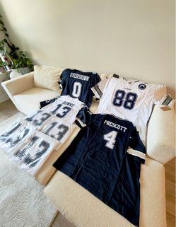 DALLAS COWBOYS JERSEYS!!! DOWNS, PRESCOTT, OVERSHOWN, LAMB!!!