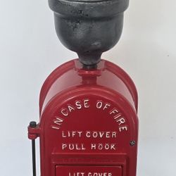 Handcrafted Industrial Fire Department Lamp