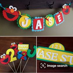 Sesame Street Decorations - Elmo Birthday Party