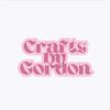 Crafts By Gordon Shop
