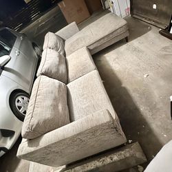 Couch “L” Sectional - Grey 