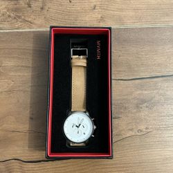 MVMT Men’s Watch Chrono- White Caramel