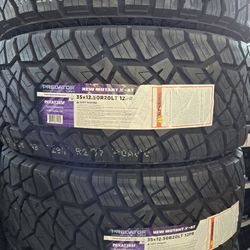 (4) 35x12.50r20 Predator A/T Tires 35 12.5 20 Inch AT 12-ply F Rated 