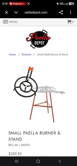 Small Paella Burner & Stand
