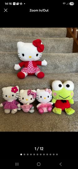 Lot Of 5 Hello Kitty Plush Toys