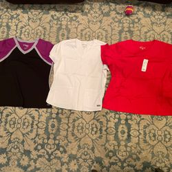Scrub Tops (3)- Greys anatomy, Buttersoft. Like New 