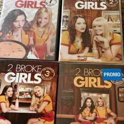 2 Broke Girls - DVD Set - Seasons  1,2,3&5